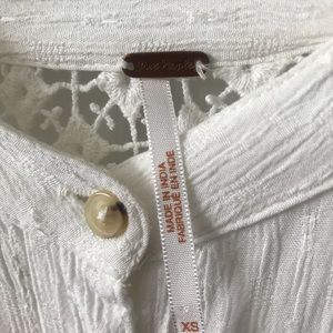 Free People Crochet Blouse